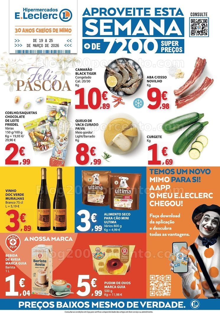 Antevisão Folheto E-LECLERC Promoções de 19 a 25 março